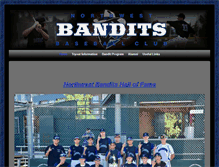 Tablet Screenshot of northwestbandits.com